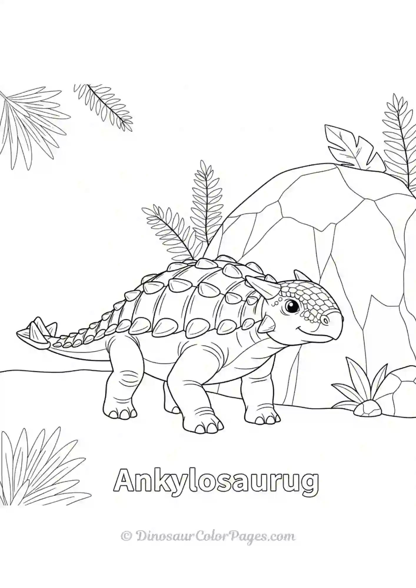 Ankylosaurus_in-forest