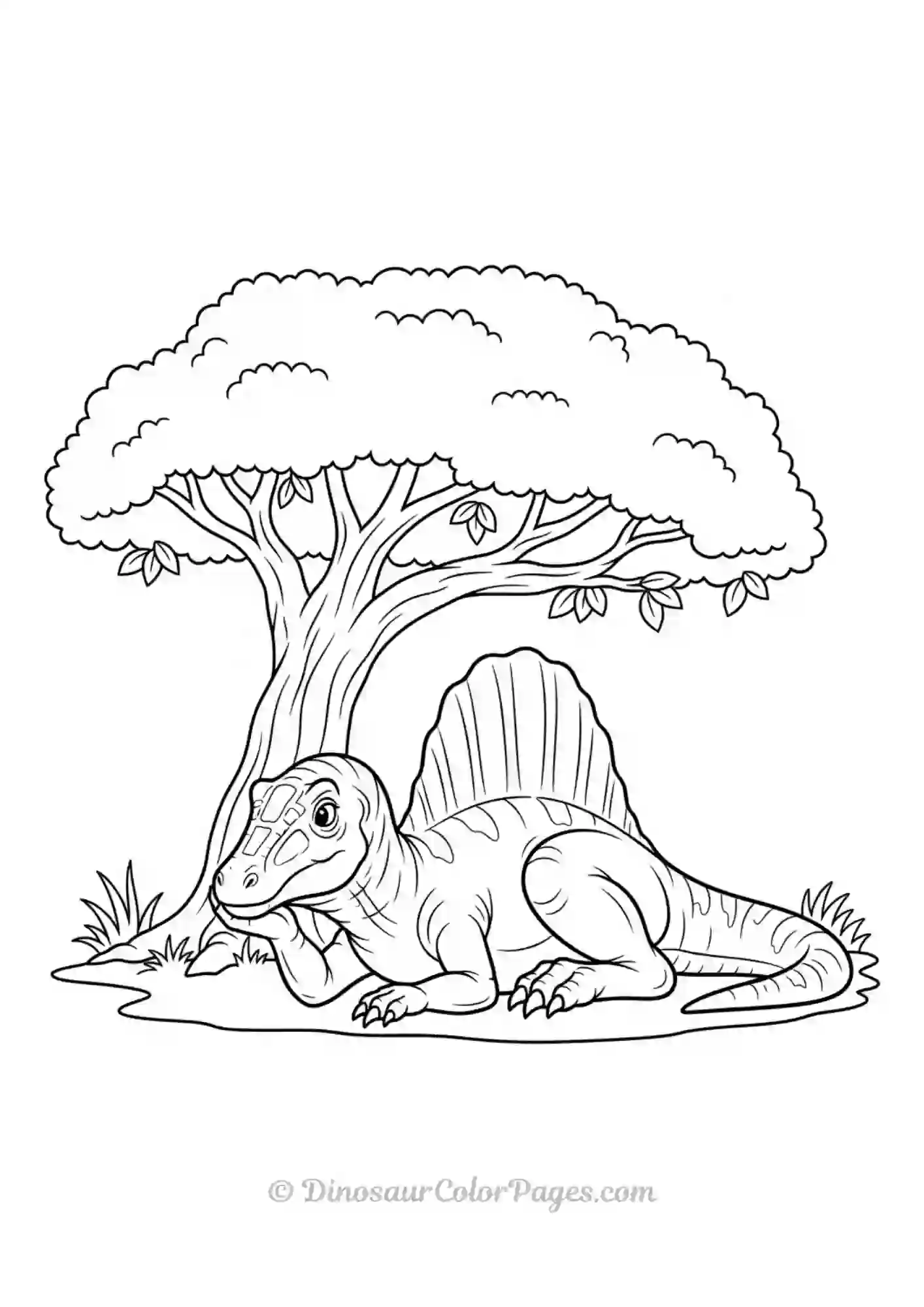 Cute Spinosaurus Resting