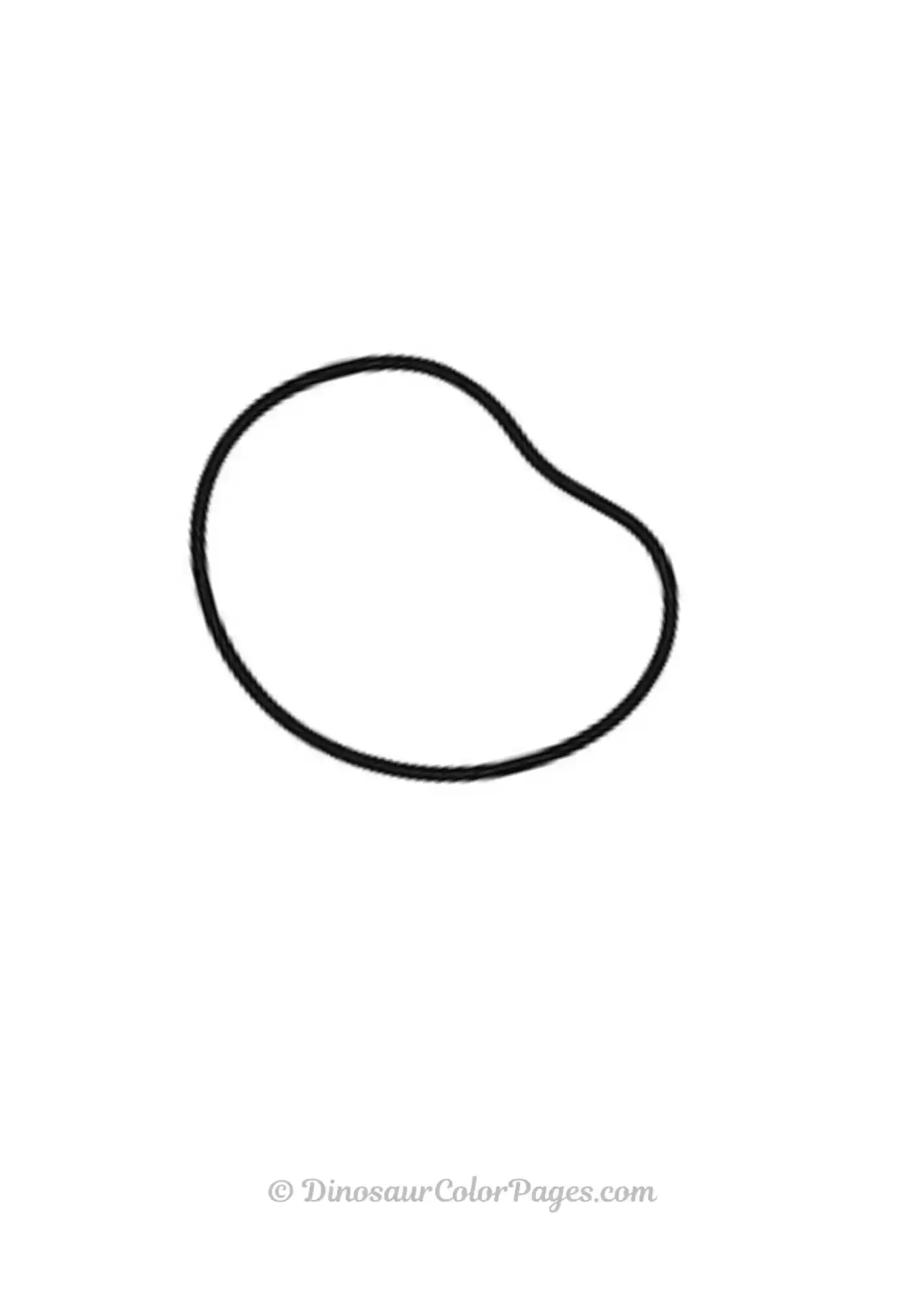 Draw Head of the dinosaur