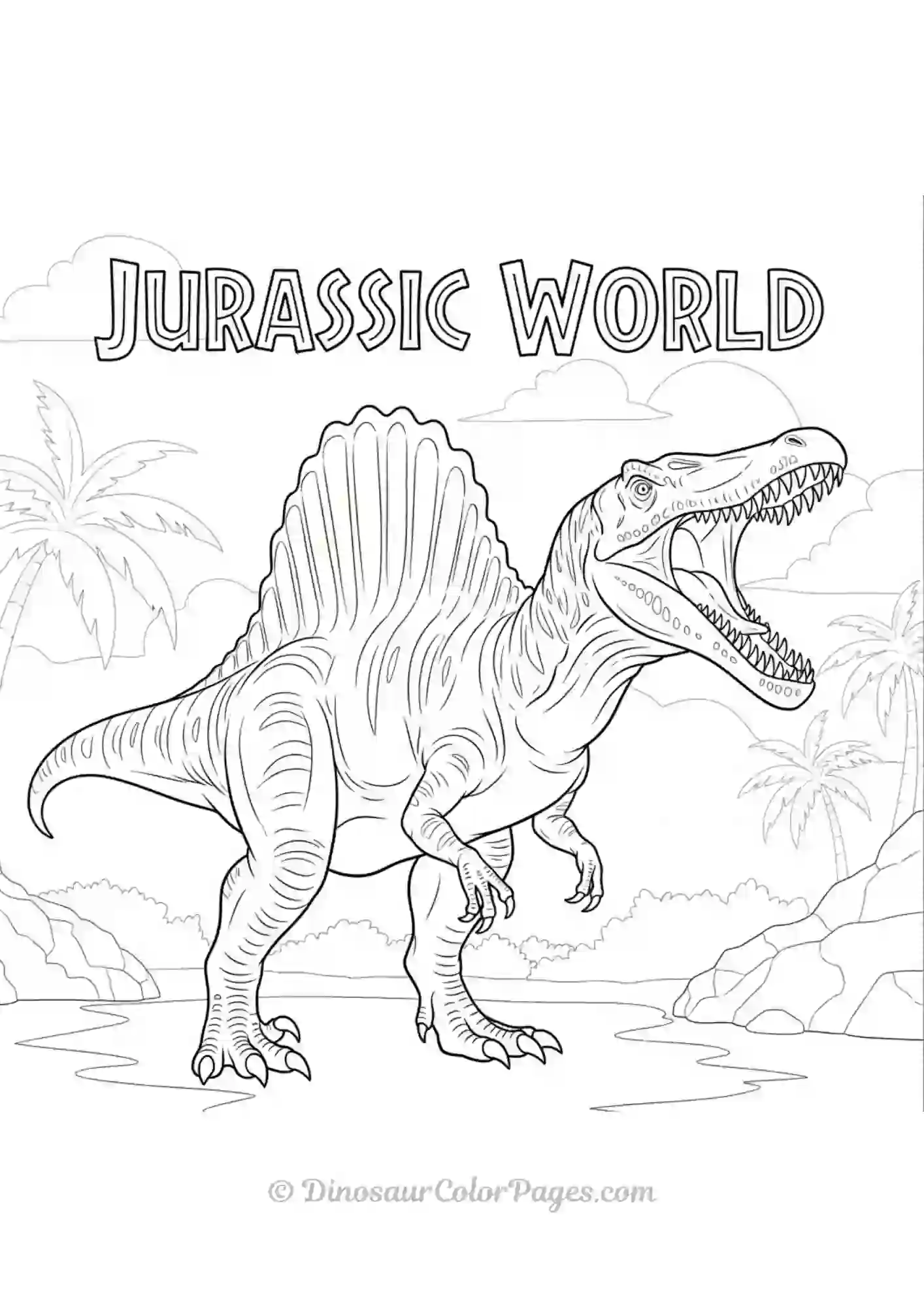Jurassic World Spinosaurus Roaring