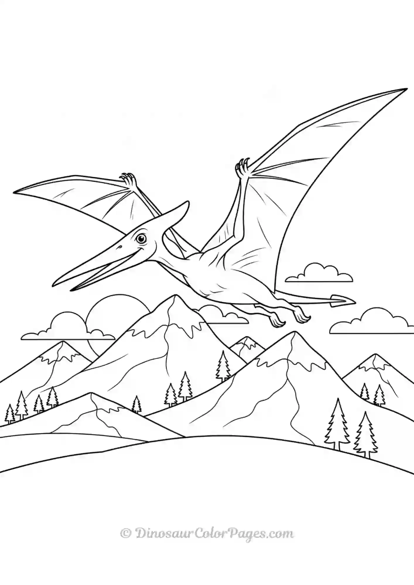 Pterodactyl_flying-over-mountains