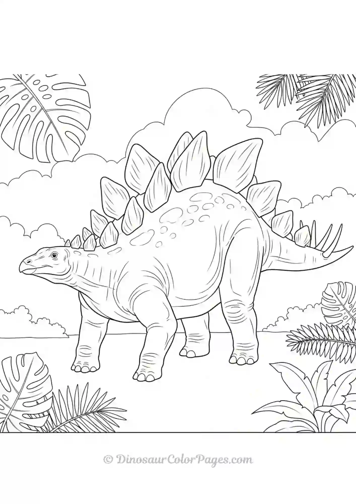 Realistic Stegosaurus