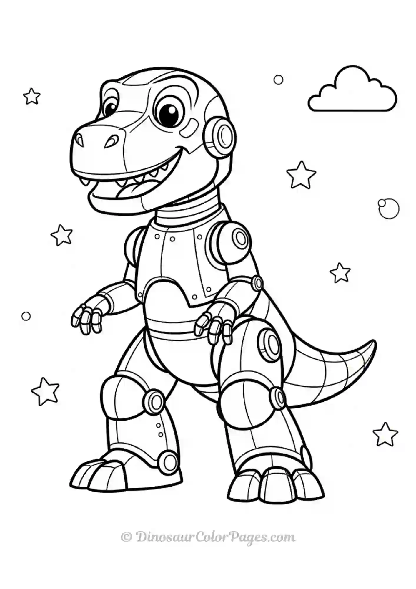 Robot Trex Smiling