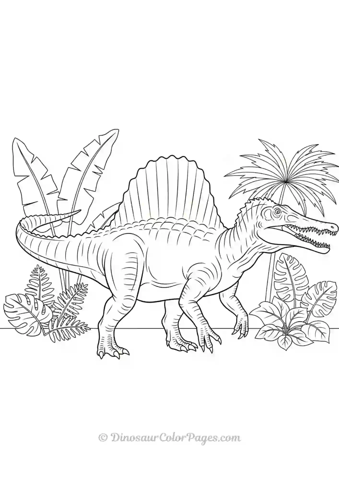 Spinosaurus_in-forest