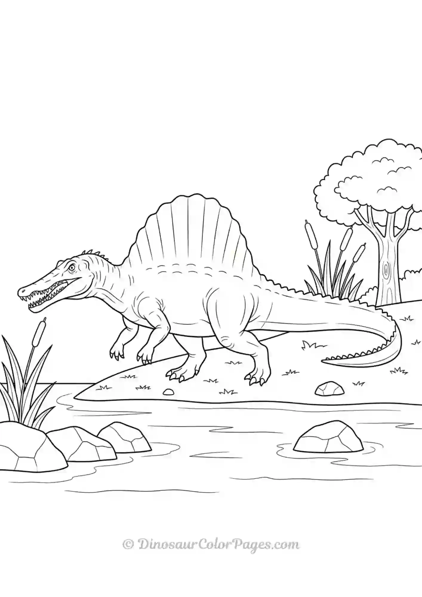 Spinosaurus_in-forest