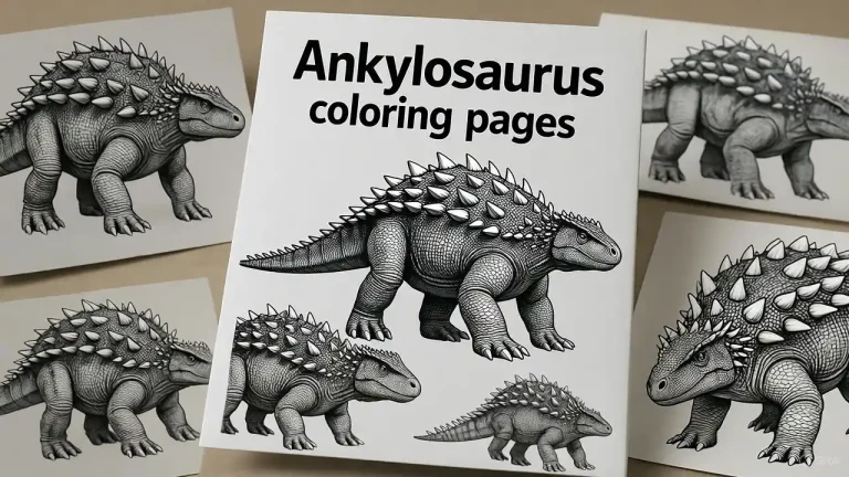 Ankylosaurus Coloring Pages
