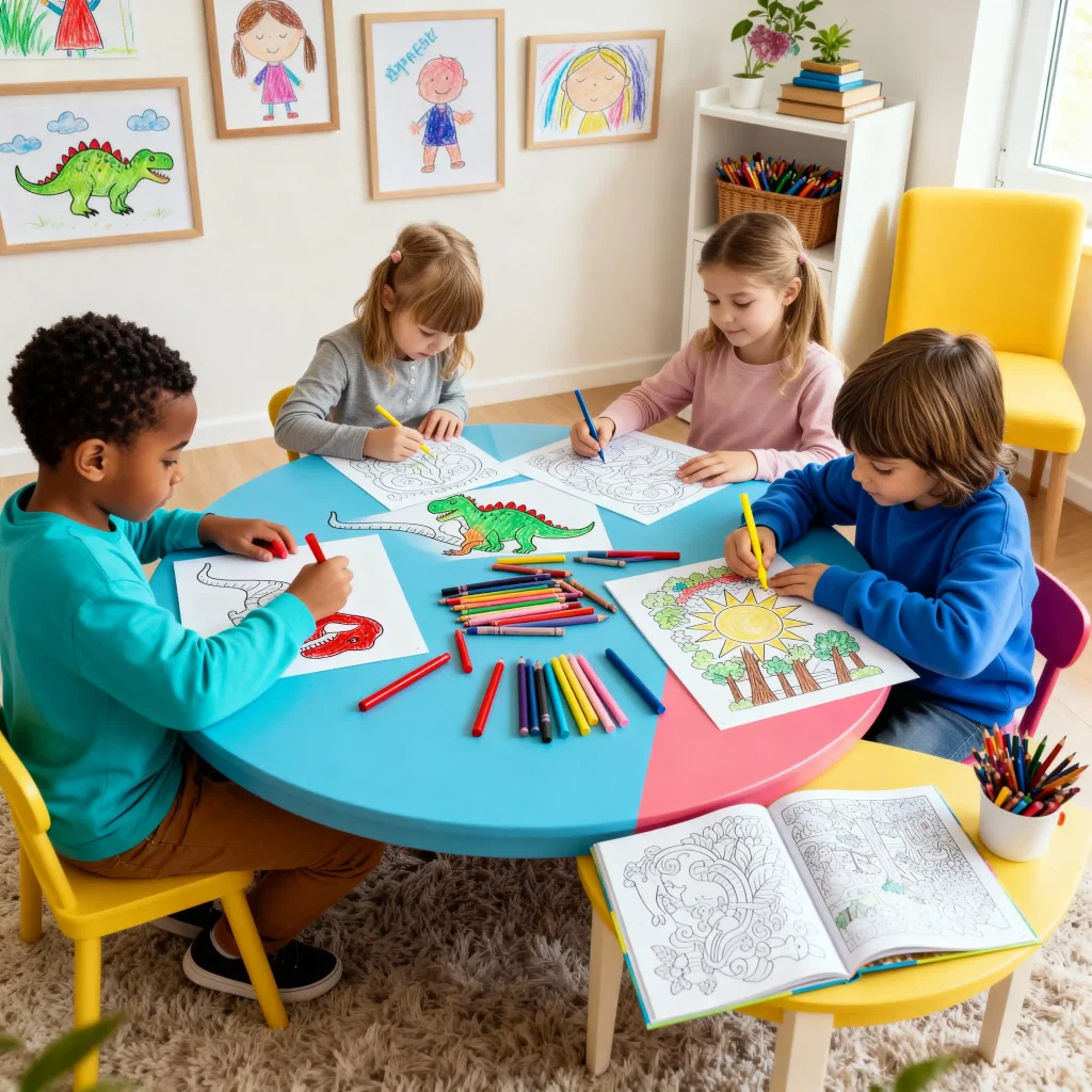 Benefits of Coloring for Children 2