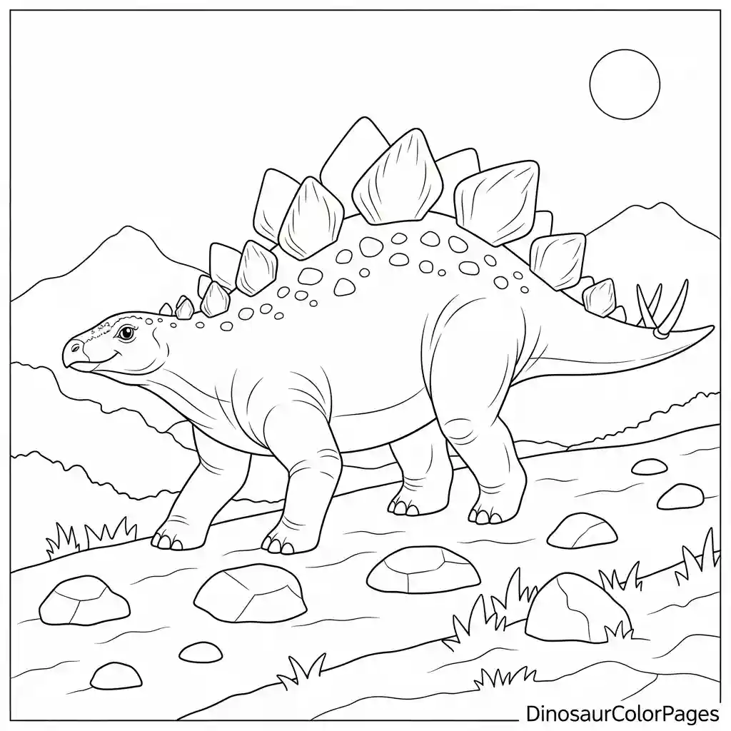 stegosaurus_walking_on_land
