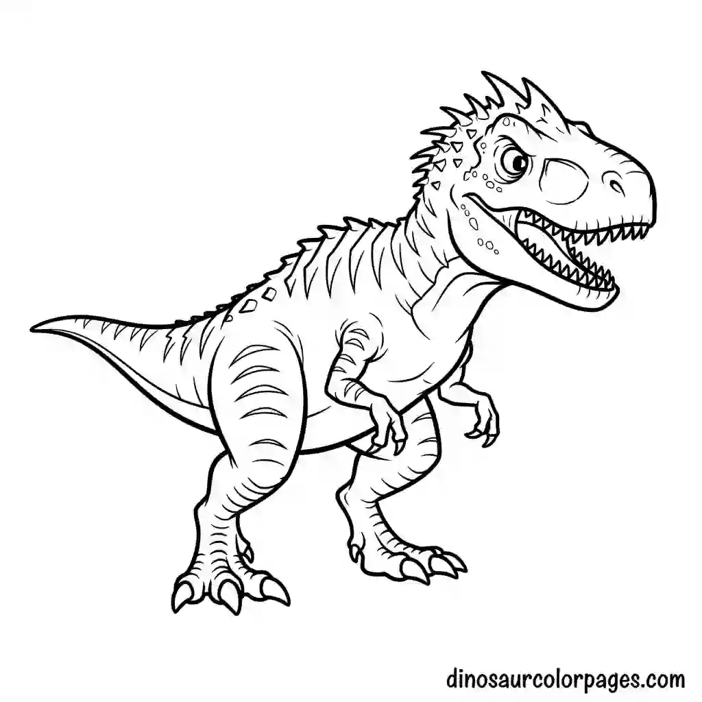 Indominus Rex seeing curiously