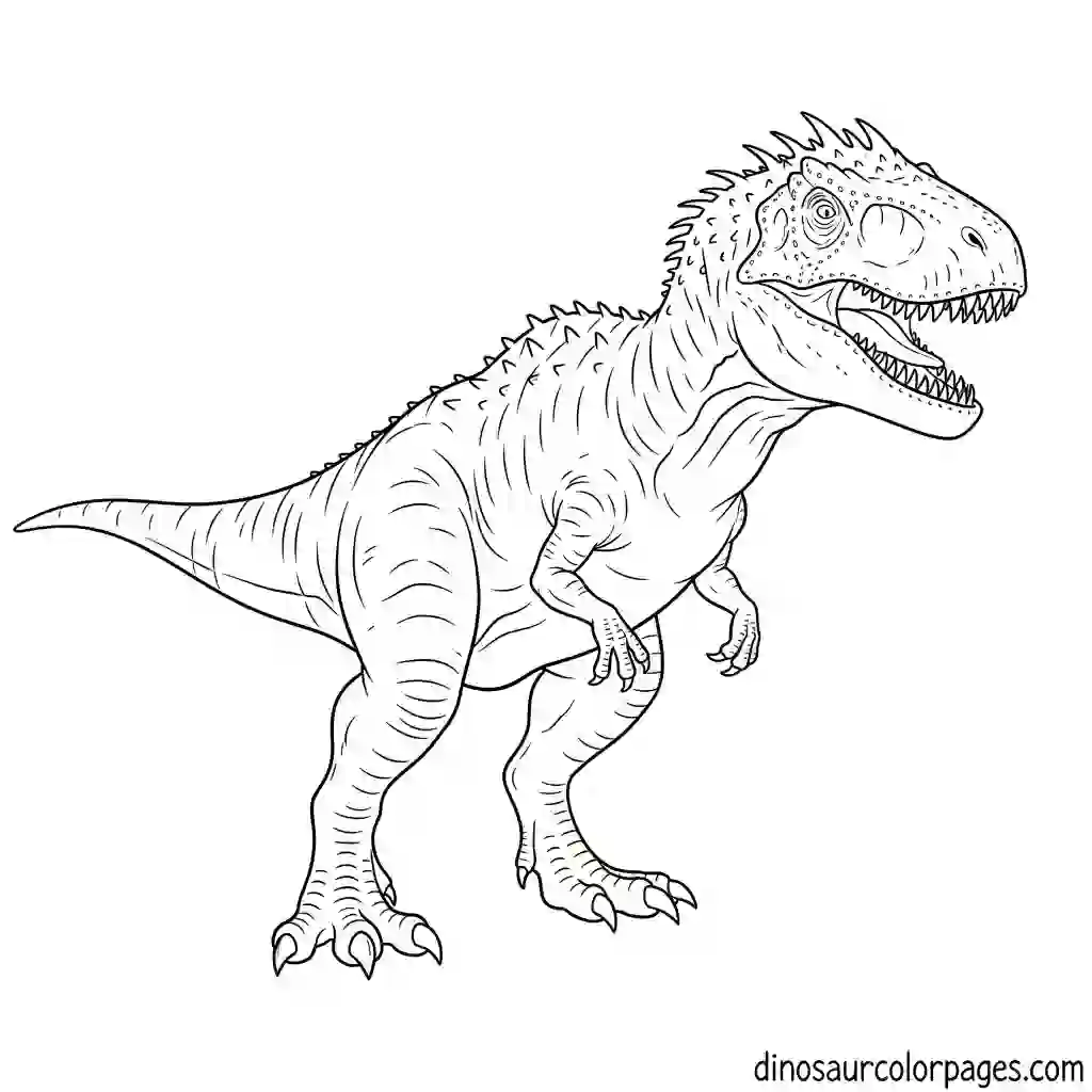 best Indominus Rex coloring page
