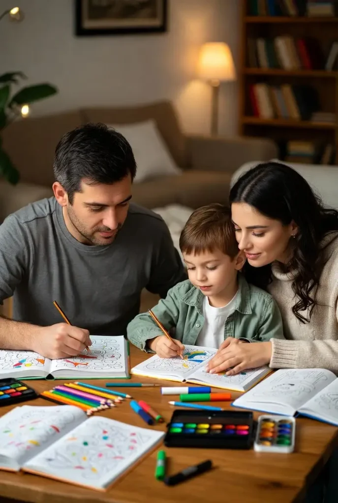 family coloring