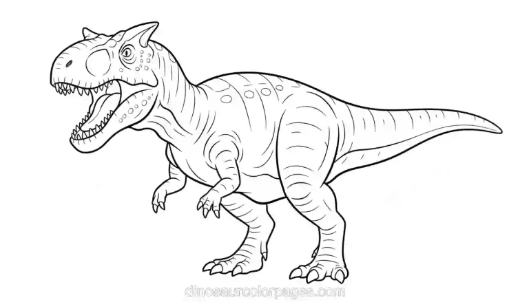 Carnotaurus coloring pages