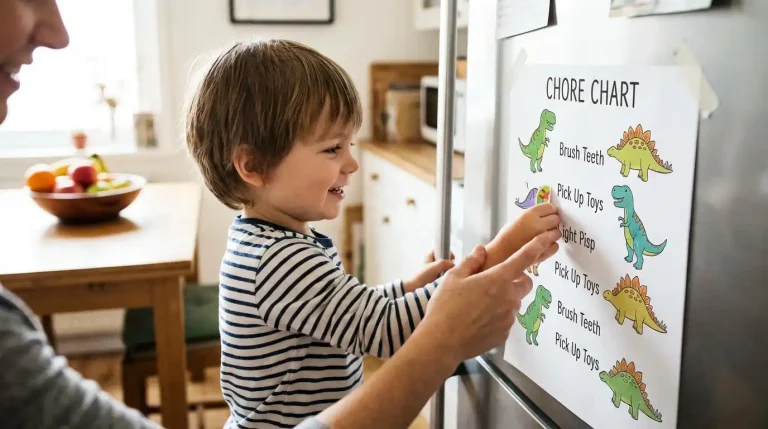 Dinosaur Chore Chart Printable for Kids