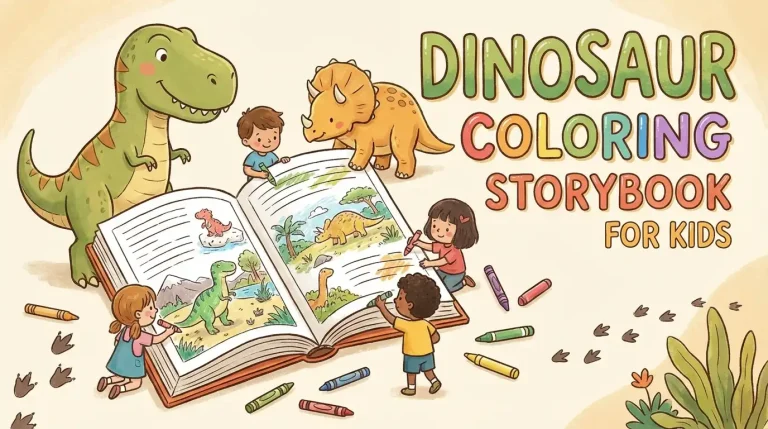 Make Your Own Dinosaur Storybook (Printable Pages)